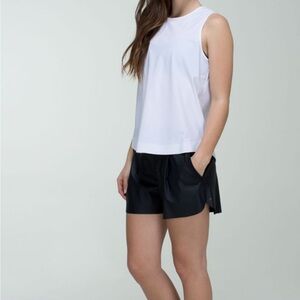 Lululemon Here To There Tank- White Sleeveless Top- Size S